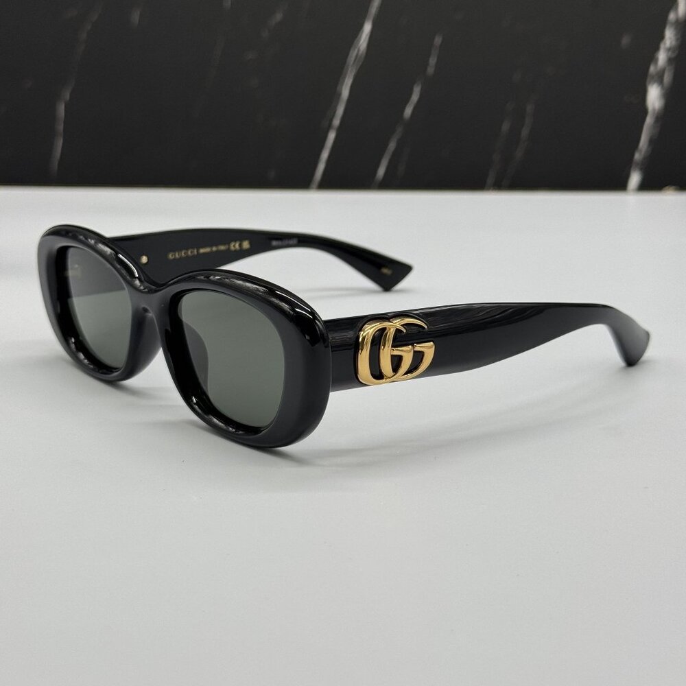NEW GUCCI BLACK WOMEN SUNGLASSES GUCCI GG1829SK 001 - Picture 5 of 9